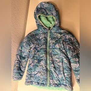 Kids The North Face Shasta reversible full-zip jacket.